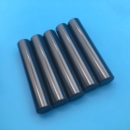 High temperature and thermal shock resistant silicon nitride ceramic mirror polished round rod
