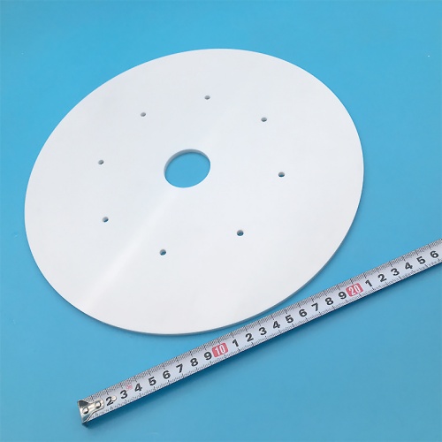 Wear-resistant round ceramic gasket