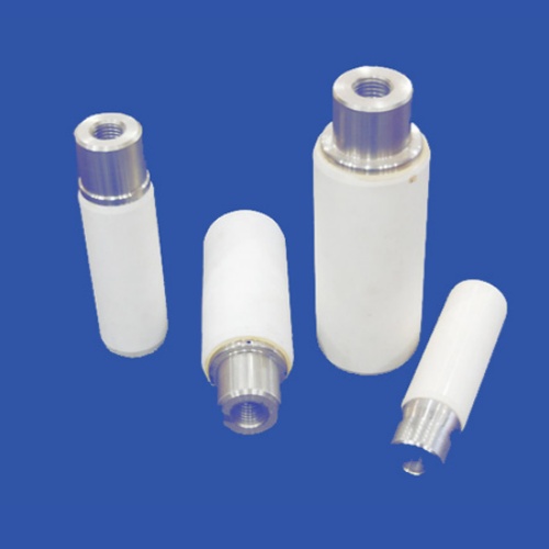White alumina ceramic plunger