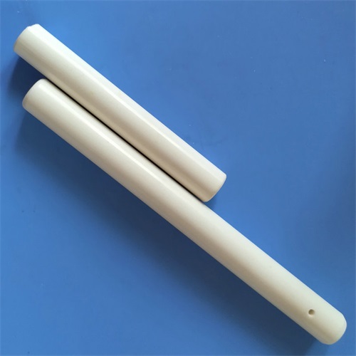 White alumina ceramic shaft
