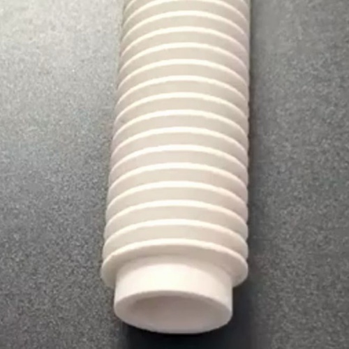 Alumina ceramic threaded hollow tube