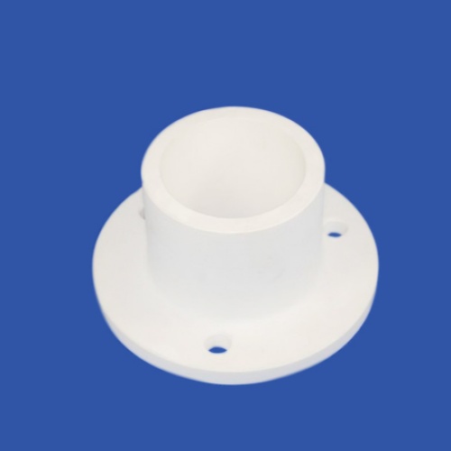 High hardness alumina ceramic flange pipe