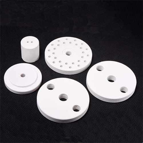 Aluminum oxide ceramic perforated structural components