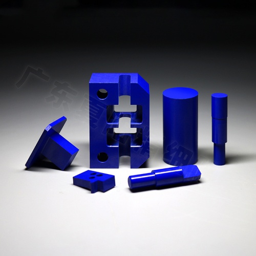 Blue zirconia ceramic V-block