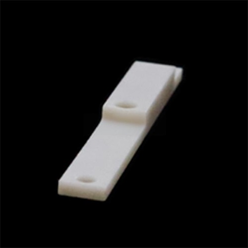 Aluminum nitride ceramic perforated long strip shaped spare parts