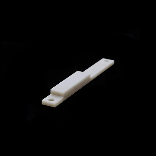 Aluminum nitride ceramic perforated long strip shaped spare parts