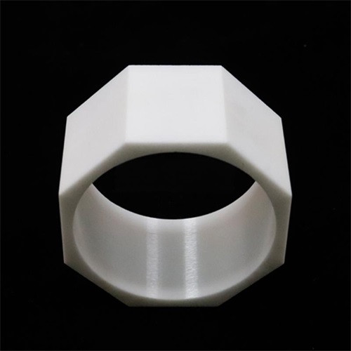 Polygonal alumina ceramic ring
