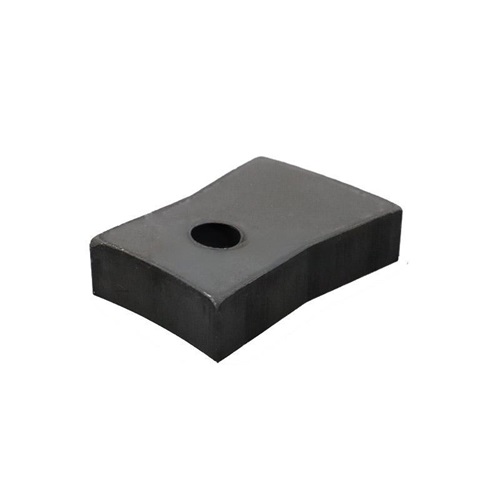 Silicon nitride ceramic perforated irregular block