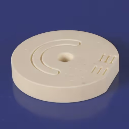 What are the functions of ceramic blood separation valves in blood cell analyzers