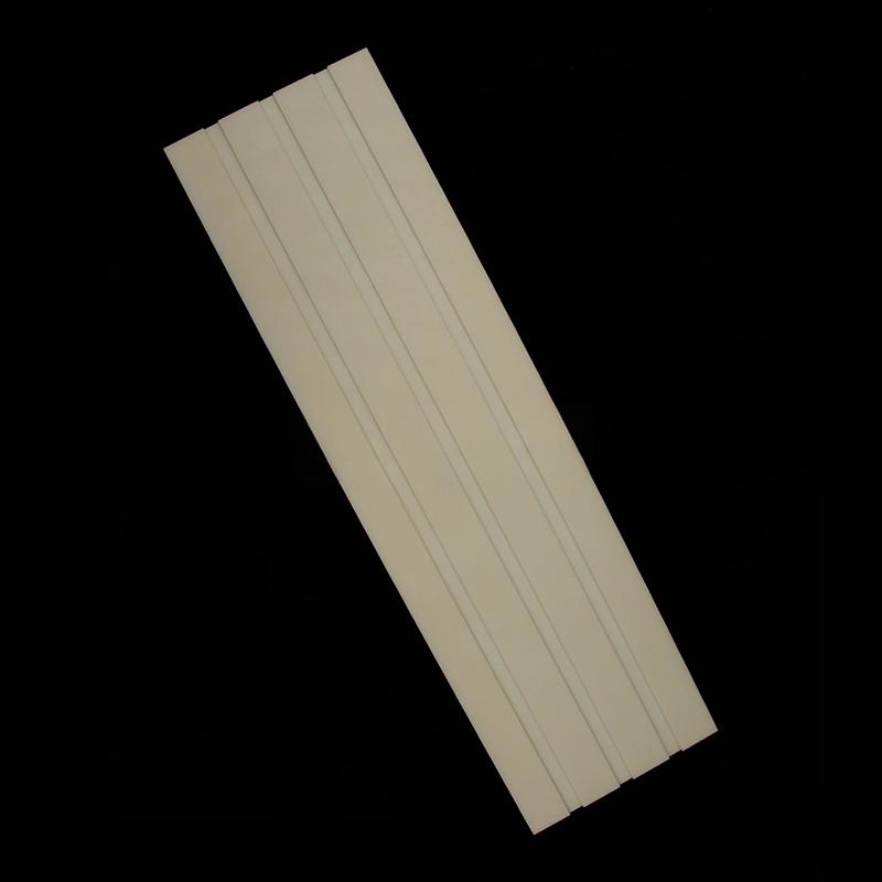 Alumina ceramic plate with regular stripes on the long surface