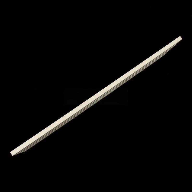 Alumina ceramic plate with regular stripes on the long surface