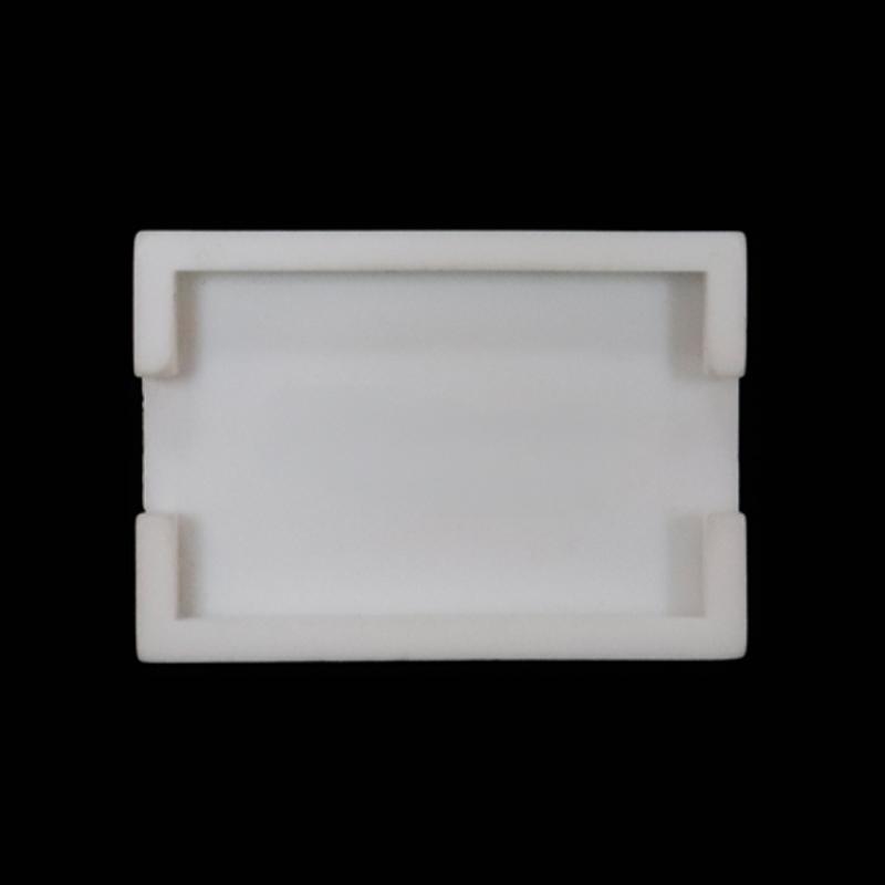 Boron nitride ceramic square groove plate