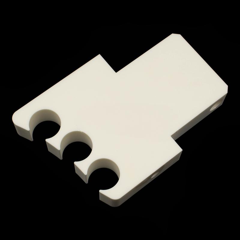 Irregular geometric shape shaped alumina ceramic components