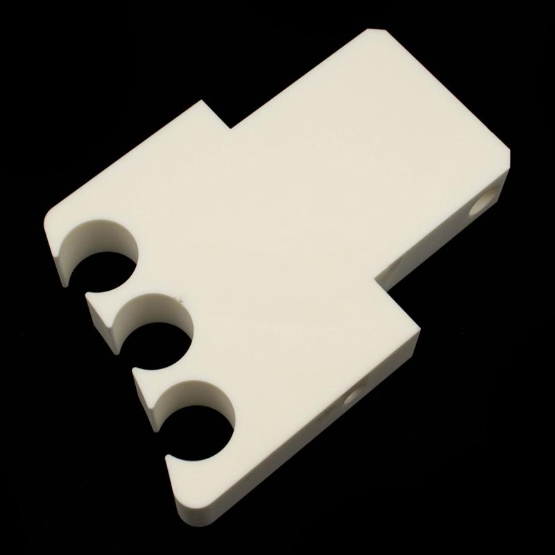 Irregular geometric shape shaped alumina ceramic components