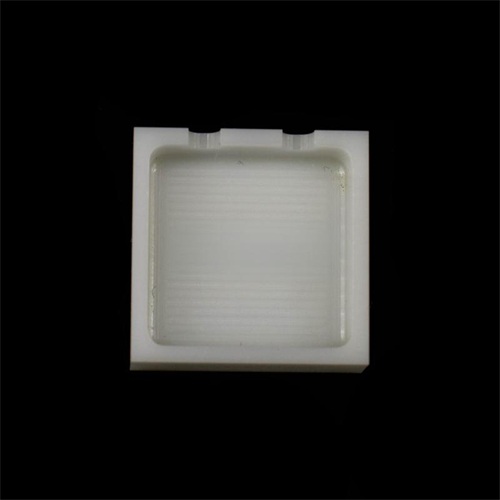 customized zirconia ceramic square groove
