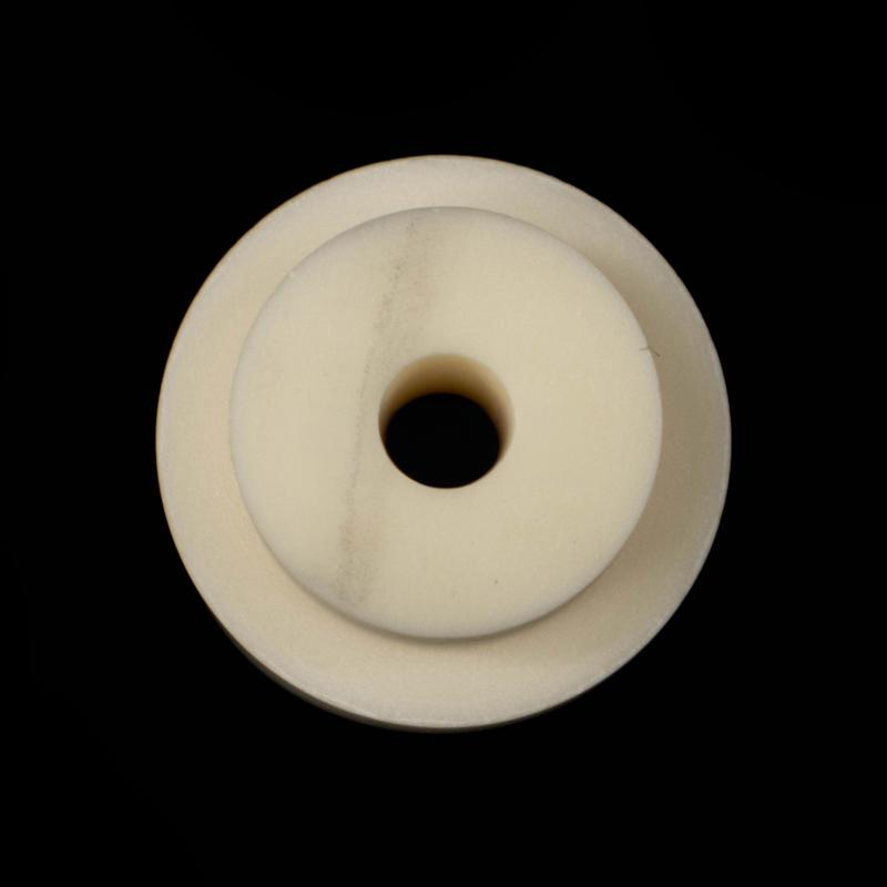 Multi surface irregular design center through-hole alumina special ceramic parts