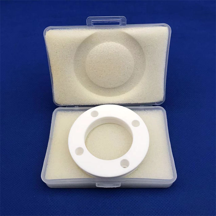What are the difficulties in processing alumina ceramic flanges