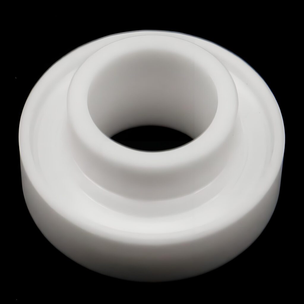 White zirconia ceramic interface ring