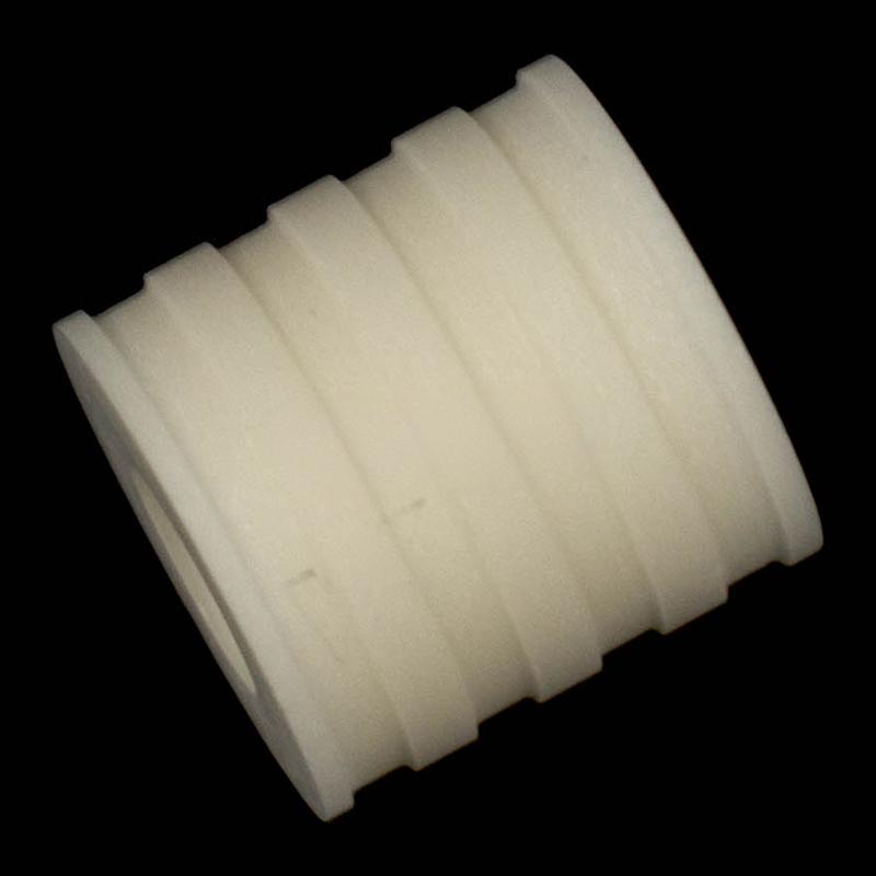 Aluminum oxide ceramic cylindrical groove roller