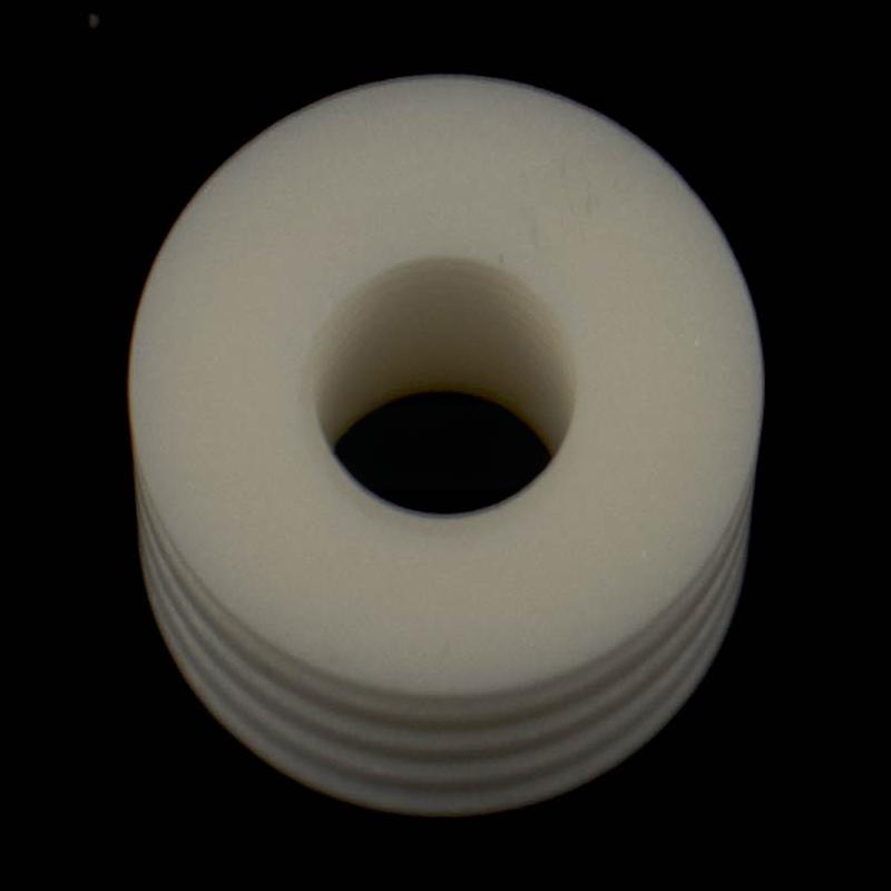 Aluminum oxide ceramic cylindrical groove roller