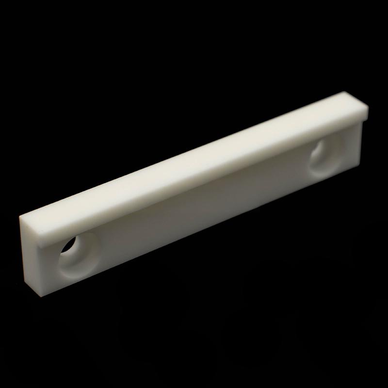 Aluminum oxide ceramic perforated long strip block