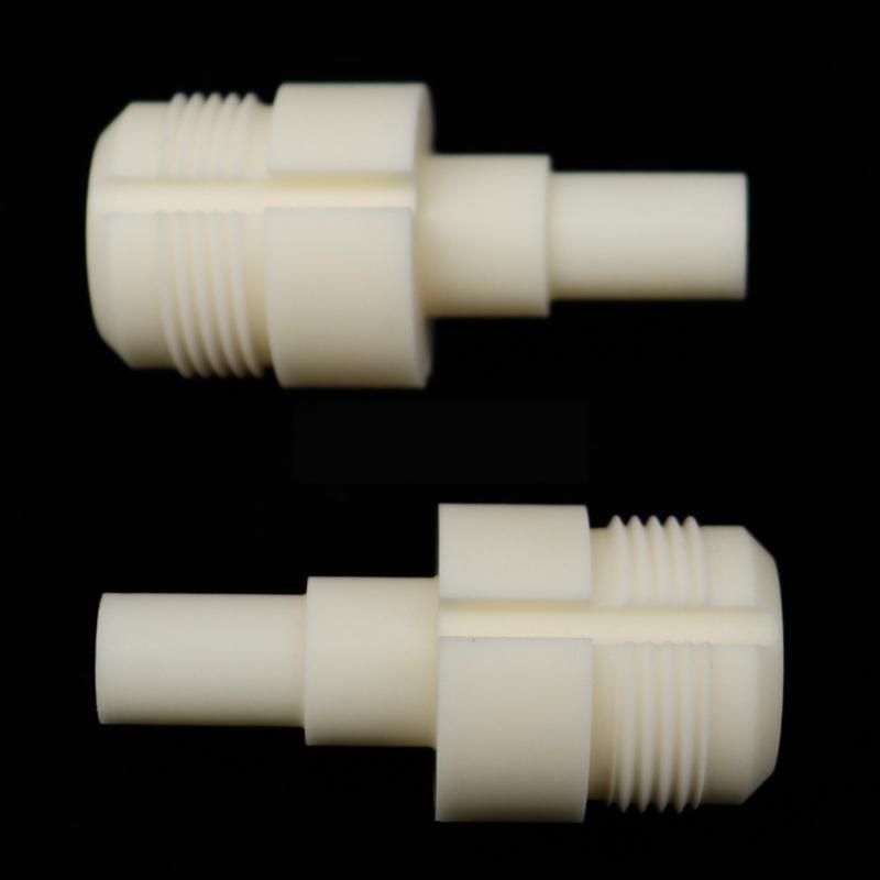 Aluminum oxide ceramic threaded joint components