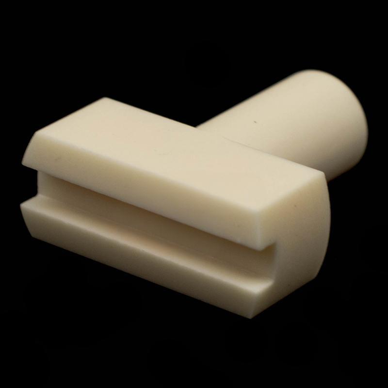Cylindrical body, square base structure, alumina ceramic structural component