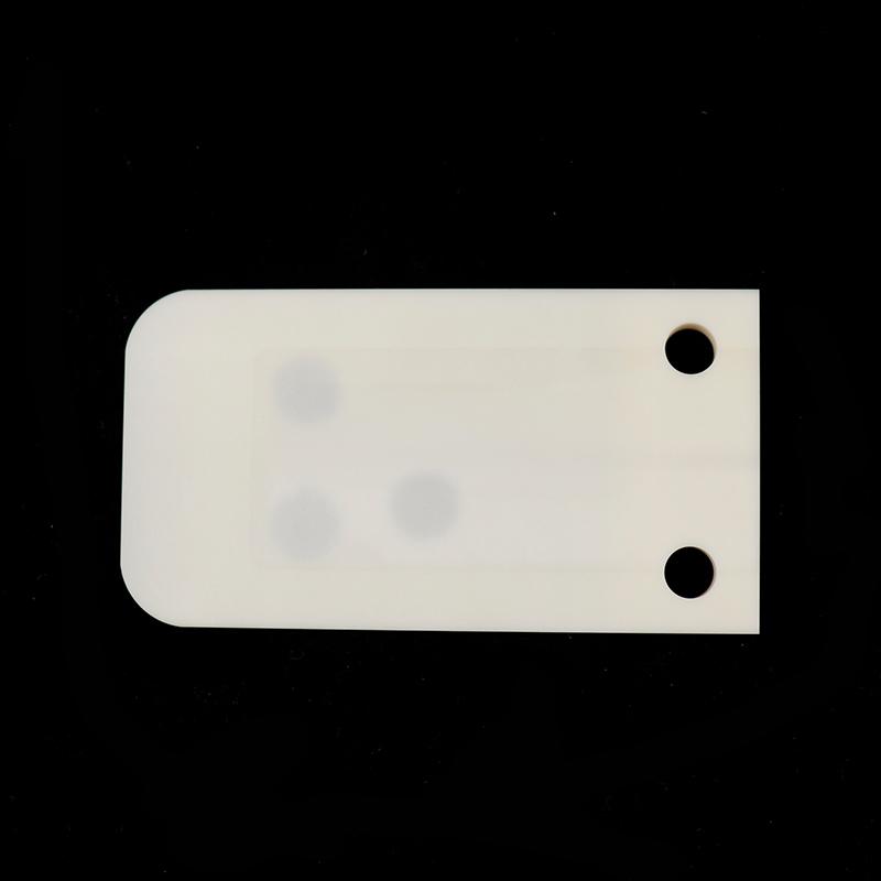 Rectangular matrix porous design alumina ceramic plate