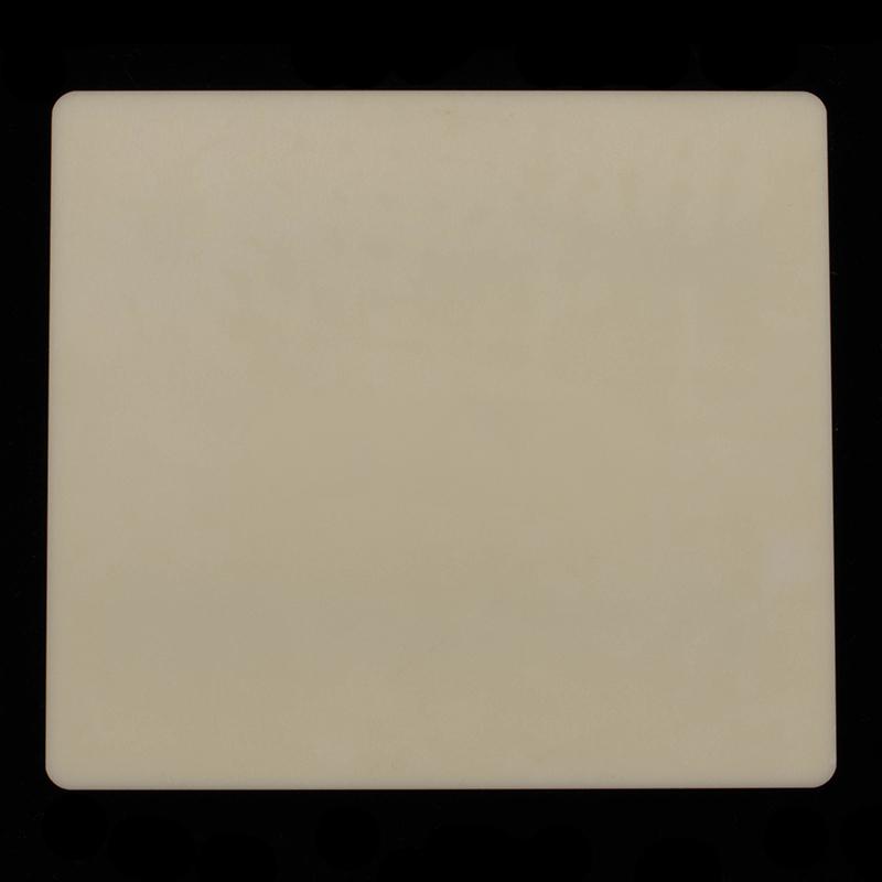 Rectangular pedestal multi slot design for alumina ceramic parts