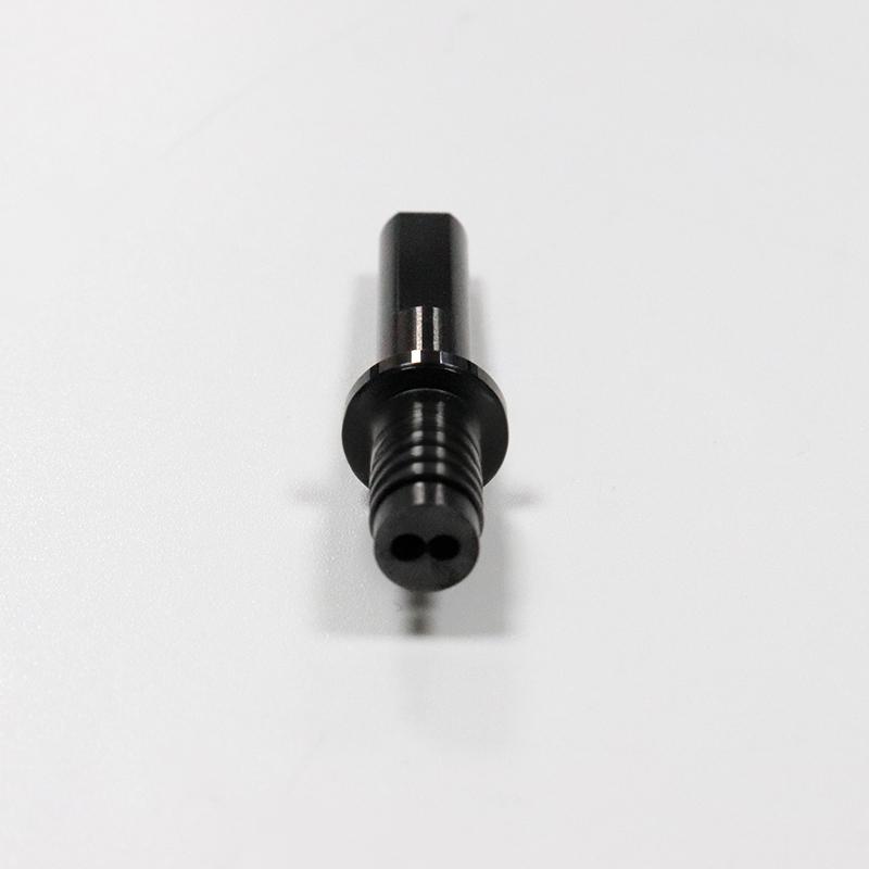Cylindrical silicon carbide ceramic shaft