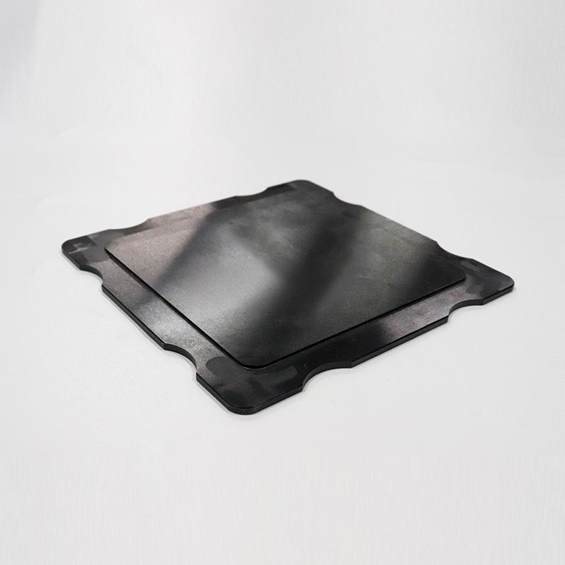 Irregular-shaped silicon carbide ceramic plates