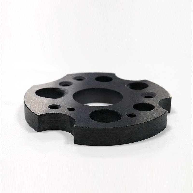 Star shaped through-hole silicon carbide ceramic components