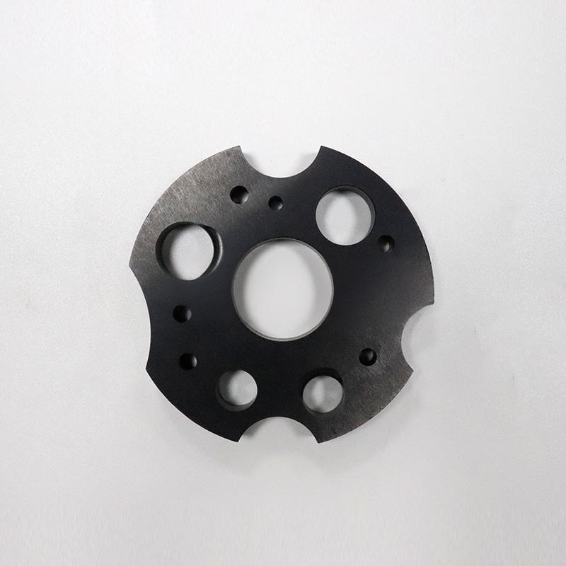 Star shaped through-hole silicon carbide ceramic components