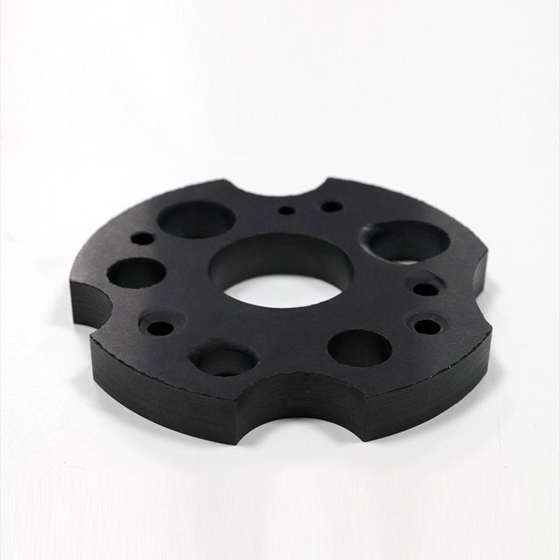 Star shaped through-hole silicon carbide ceramic components