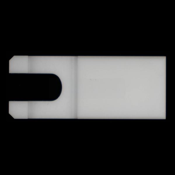 Intermediate arc-shaped ceramic structural component