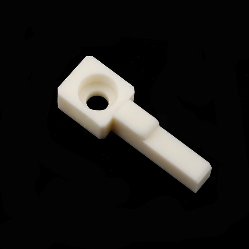 Rectangular perforated alumina ceramic structural component