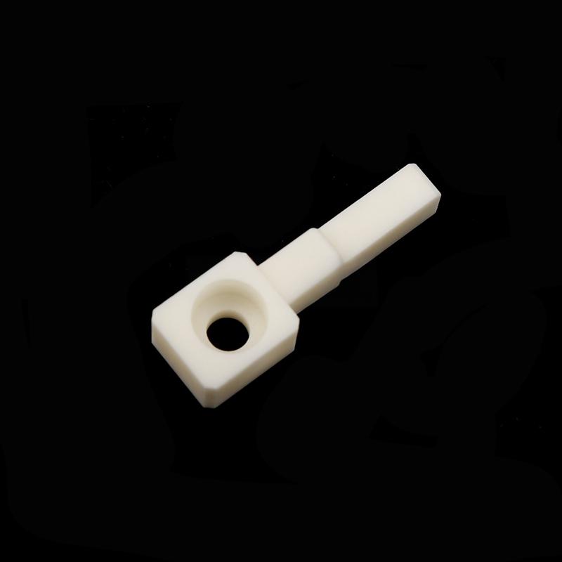 Rectangular perforated alumina ceramic structural component