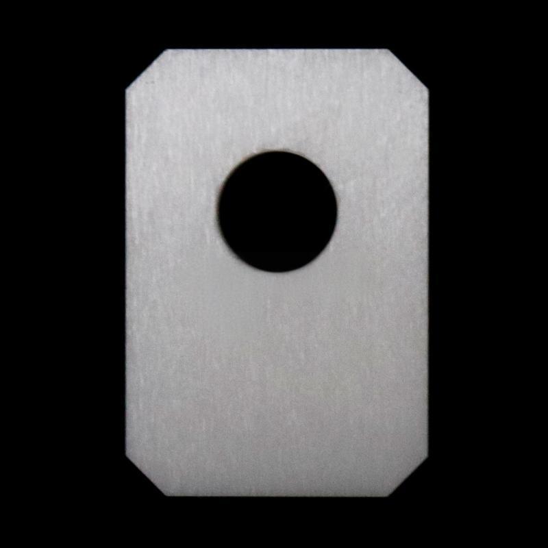 Circular through-hole alumina ceramic