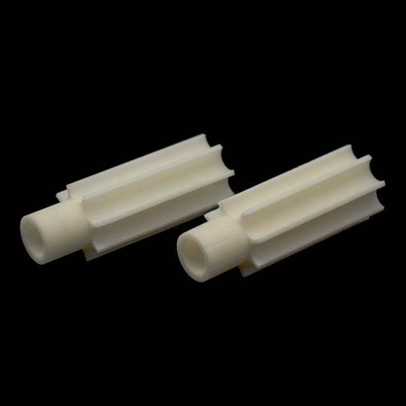 Gear shaped alumina ceramic tube