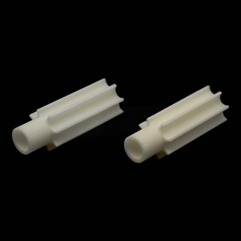 Gear shaped alumina ceramic tube