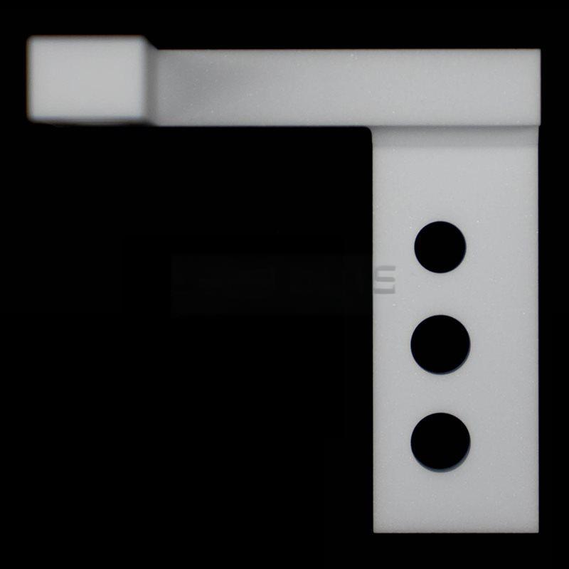 Z-shaped alumina ceramic structural components