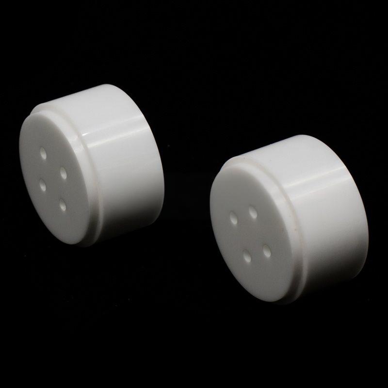 Round zirconia four hole ceramic parts