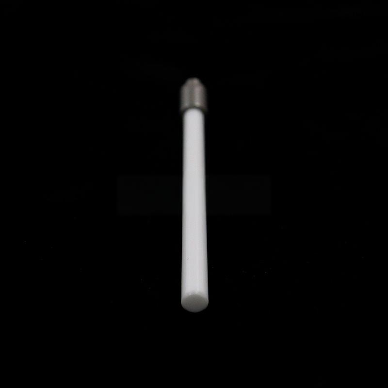 White columnar zirconia ceramic plunger