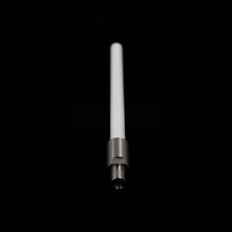 White columnar zirconia ceramic plunger