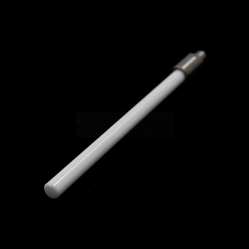 White columnar zirconia ceramic plunger