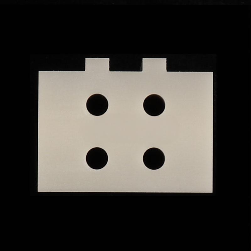 Porous aluminum nitride ceramic plate