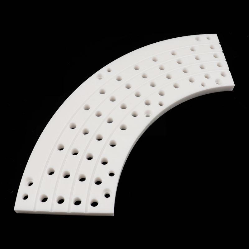 Zirconia ceramic porous fan-shaped sheet