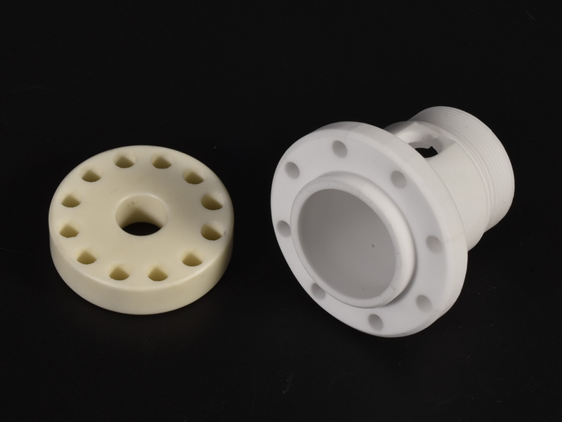 Alumina perforated ceramic disc