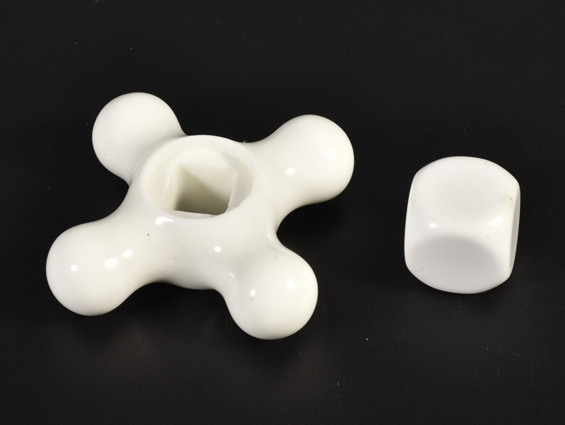 Aluminum oxide ceramic handle