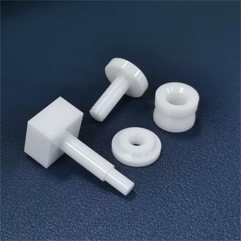 Aluminum oxide ceramic perforated fixing block
